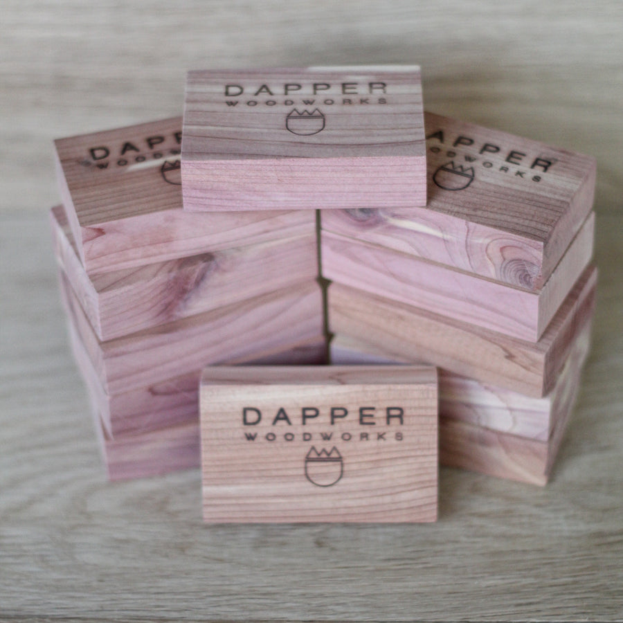 Aromatic Cedar Blocks - Dapper Woodworks
