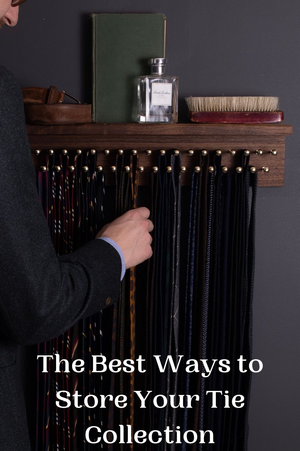 creative ways to store ties