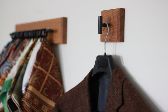 Pocket Square rack and Coat Hook After the Suit Review