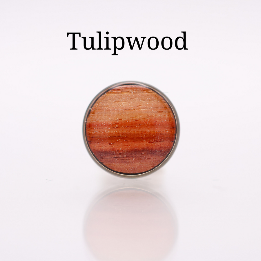 Custom Wood Lapel Pins and Cufflinks