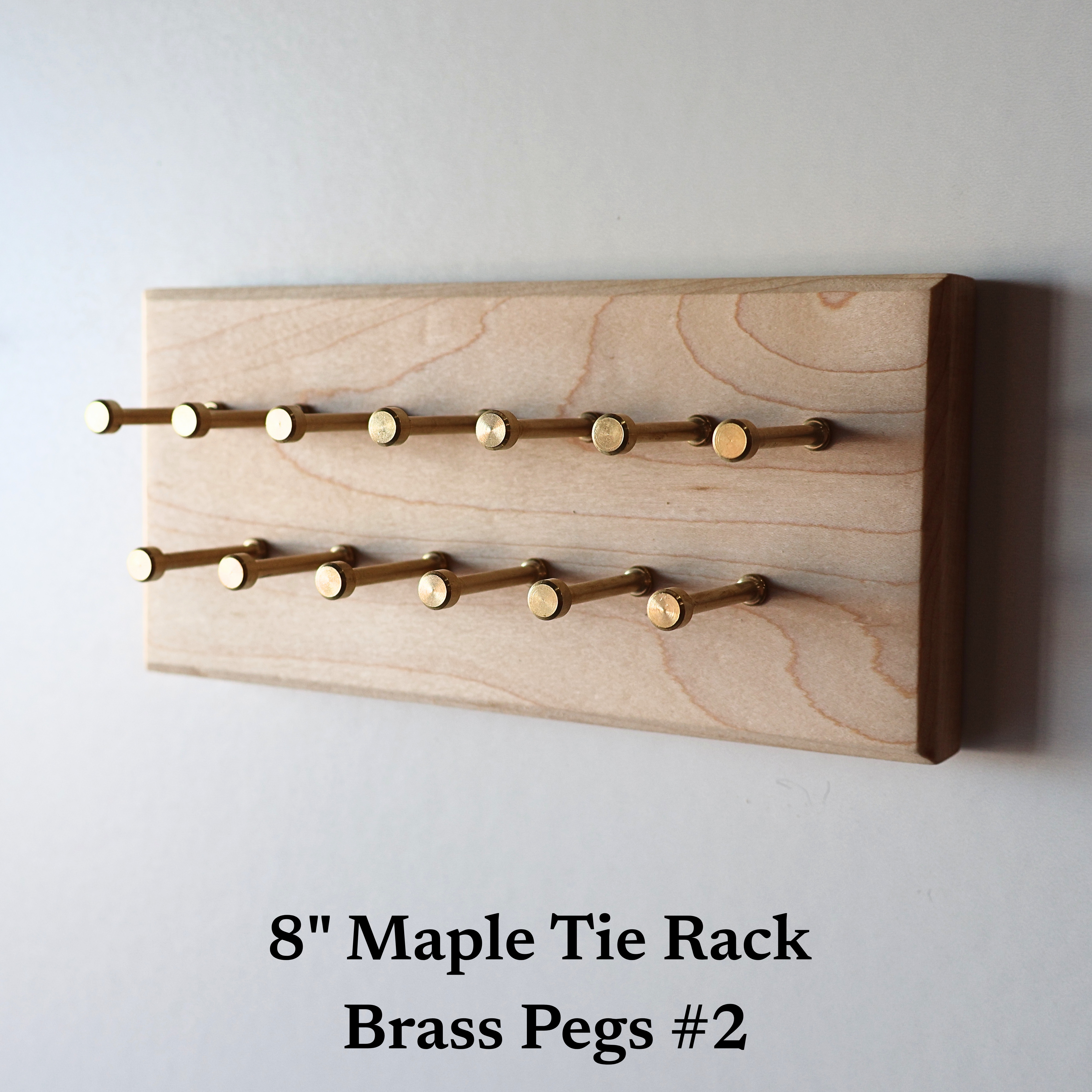 Sample Sale - Tie, Belt, and Pocket Square Racks – Dapper Woodworks