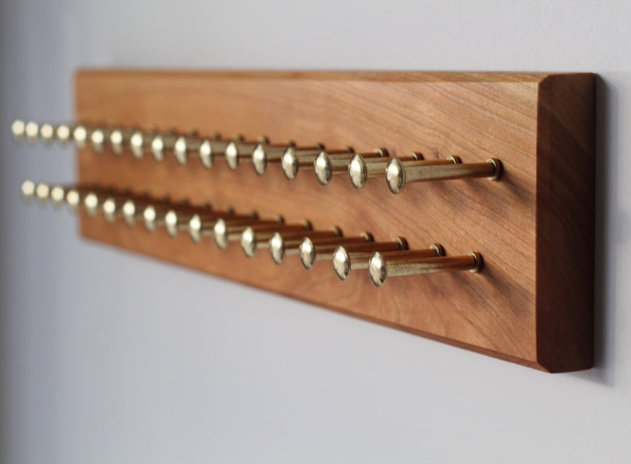 Custom Tie Rack - Dapper Woodworks