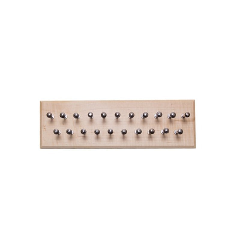 Small Maple Tie Rack with 21 pegs 12
